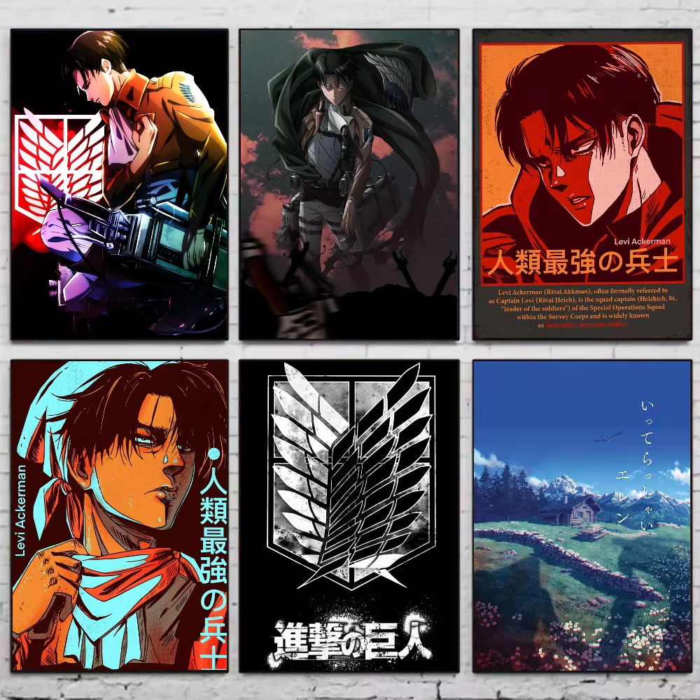 Photo Mosaic Print - Diamond Painting Attack On Titan Levil