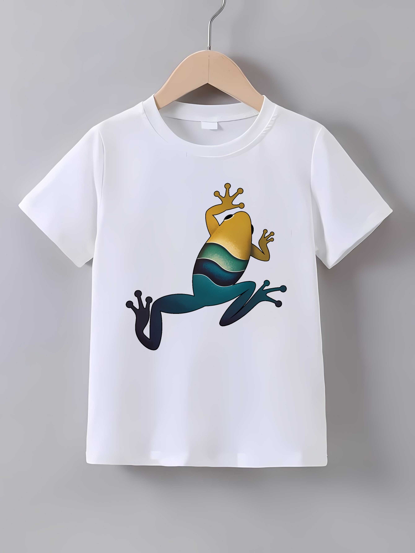 Family Tree Print - Color Gradient Tree Frog Cartoon Print
