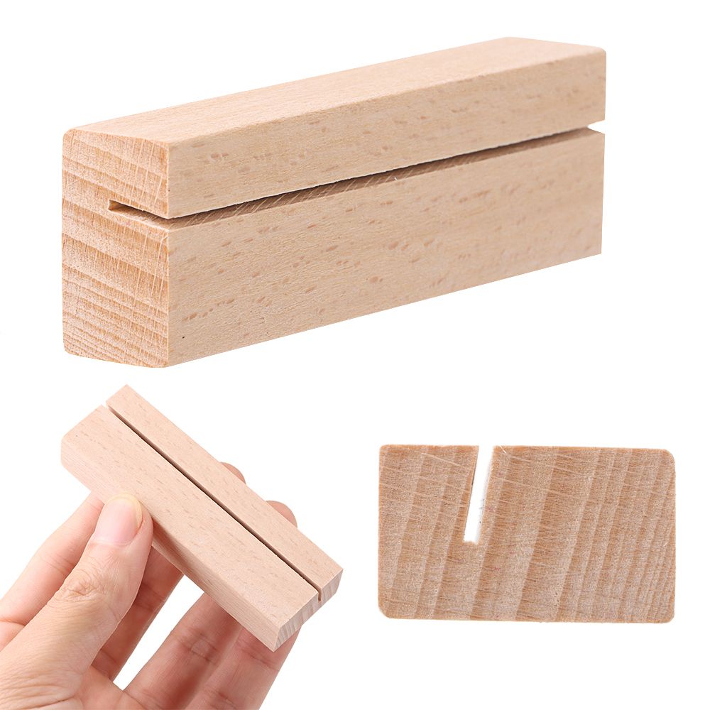 Picture Frame Base Desk Card N - Engraved Wood Frame recension och pris