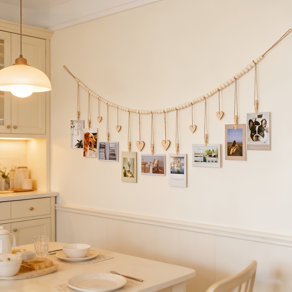 Hanging Photo Display Wall Dec - Engraved Wood Frame recension och pris