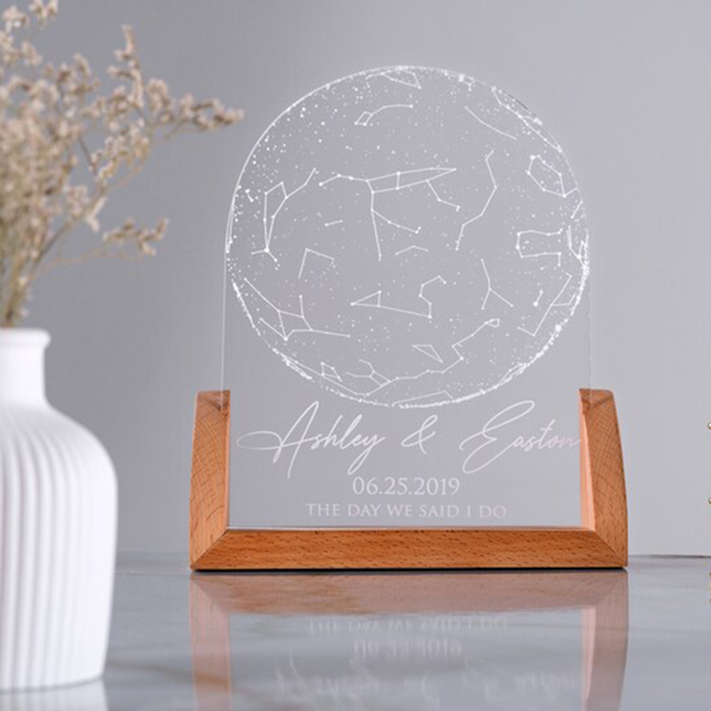 Custom Star Map by Date Person - Custom Star Map recension och pris
