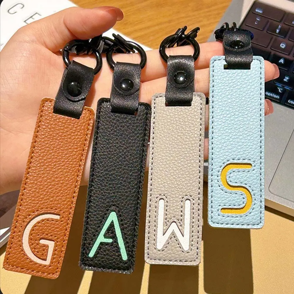 Classic Pu Leather Keychain A- - Monogram Keychain Leather recension och pris