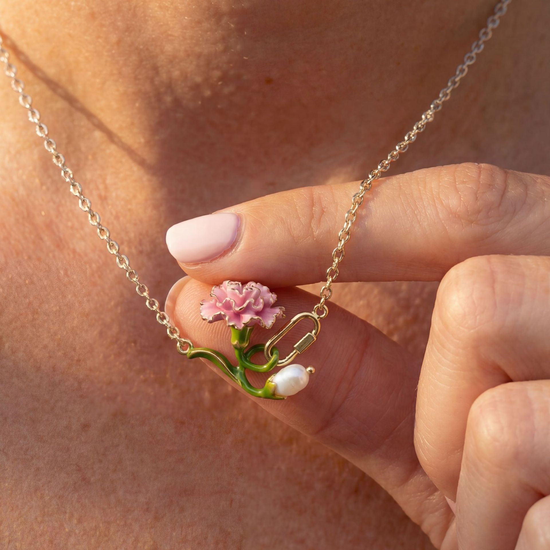 12 Month Birth Flower Necklace - Birth Flower Necklace recension och pris