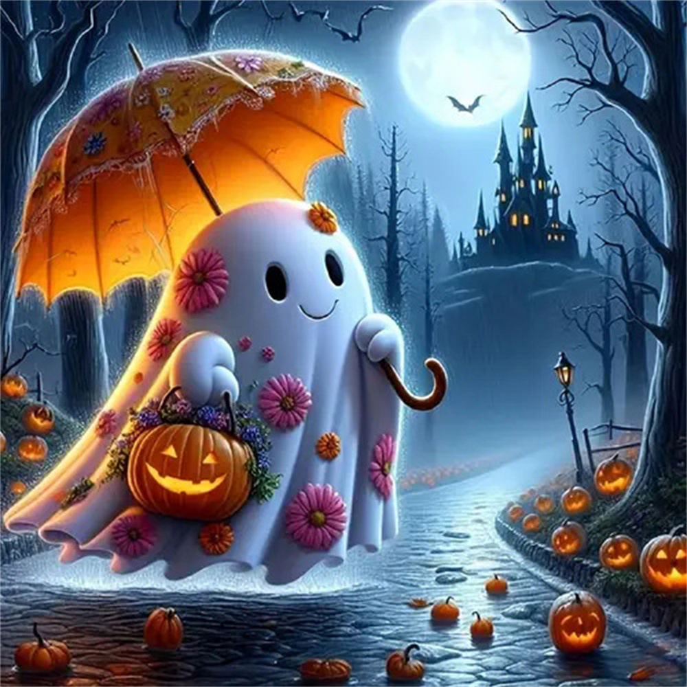 Night Ghost Diamond Painting F - Photo Mosaic Print recension och pris