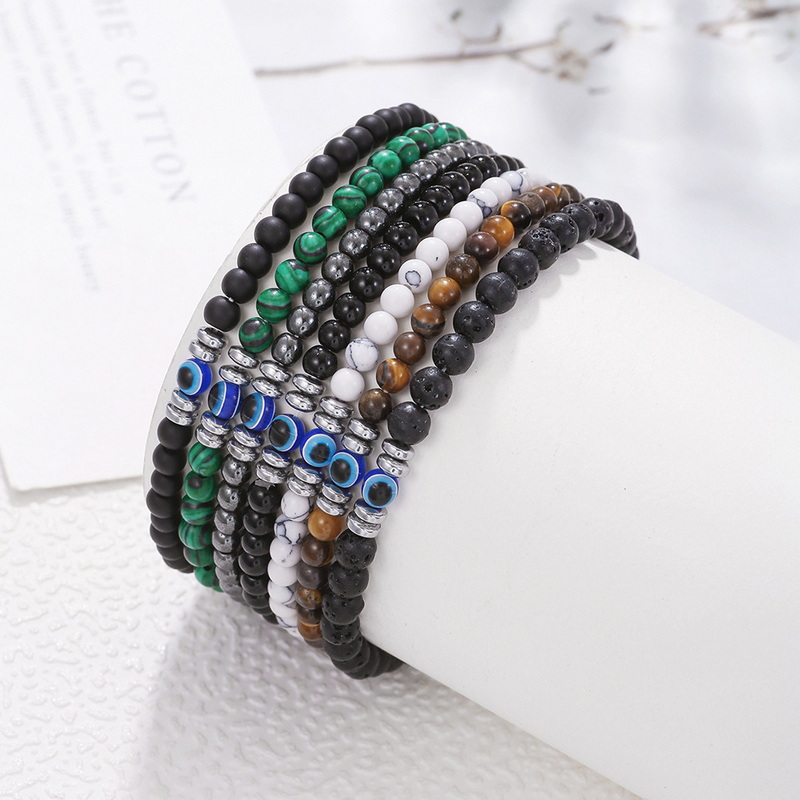 Trendy 4mm Obsidian Hematite N - Coordinates Bracelet recension och pris