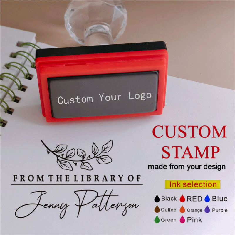 Personalized Logo Self Inking  - Custom Photo Book recension och pris