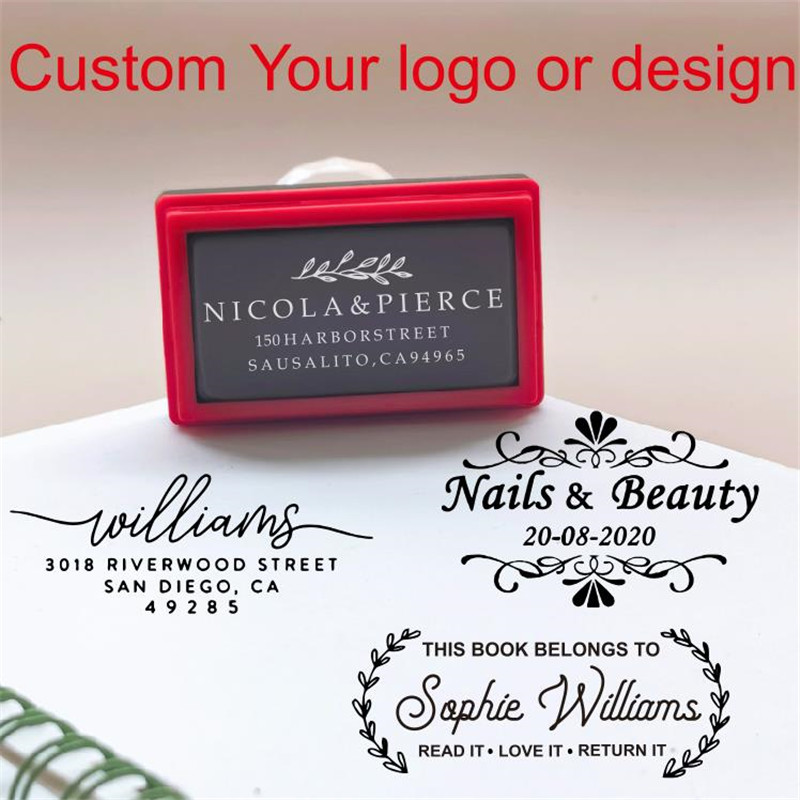 Personalized Logo Self Inking  - Custom Photo Book recension och pris
