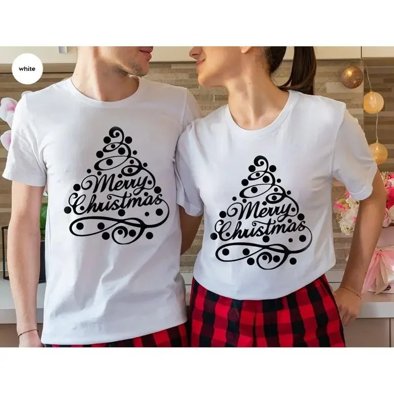 Merry Christmas T Shirt Tree H - Family Tree Print recension och pris