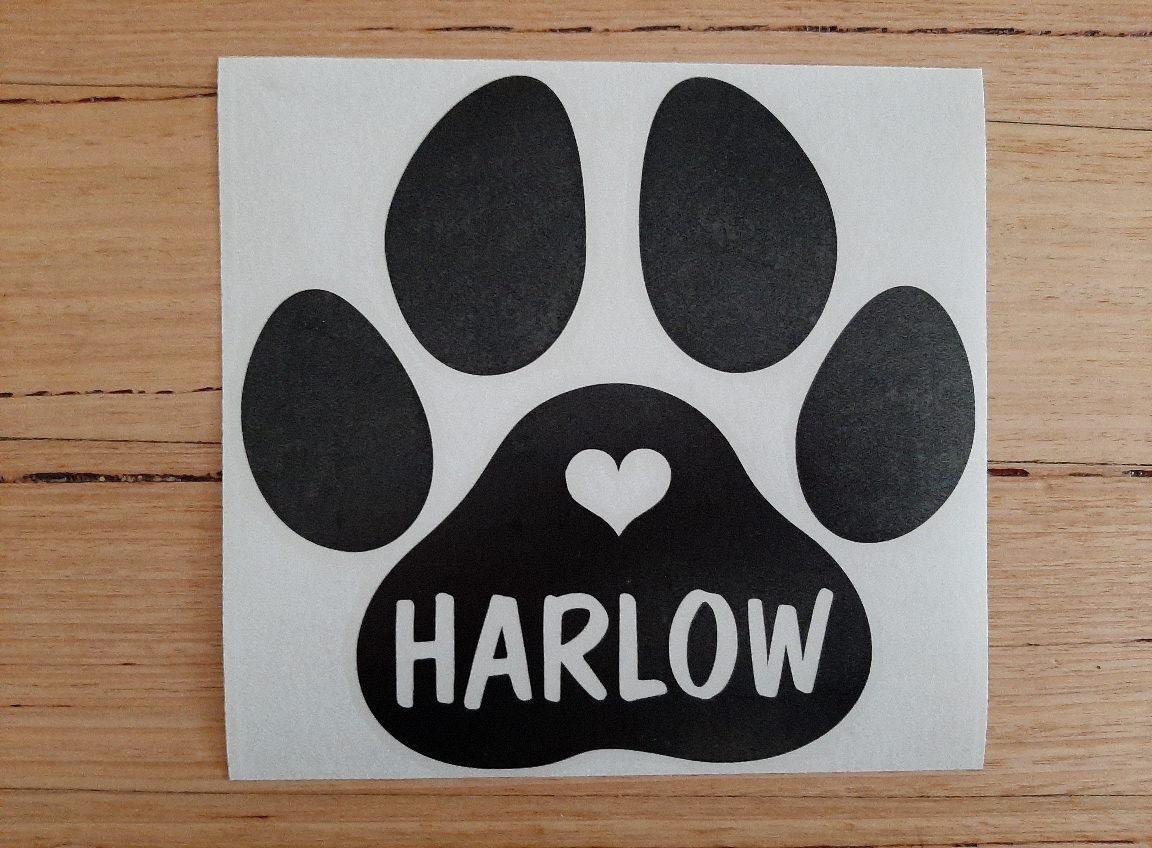 2pcs Personalised Paw Print wi - Pet Portrait Custom recension och pris